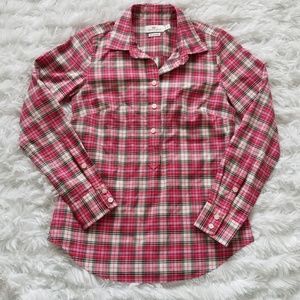 Vineyard Vines Plaid Cotton Cashmere Popover